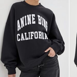 Anine Bing Black Sweatshirt